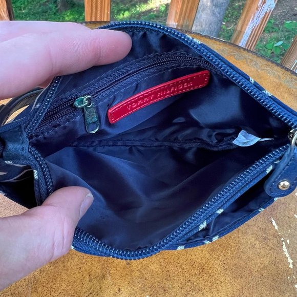 Tommy Hilfiger navy/white monogram hobo bag with wristlet - Picture 12 of 12